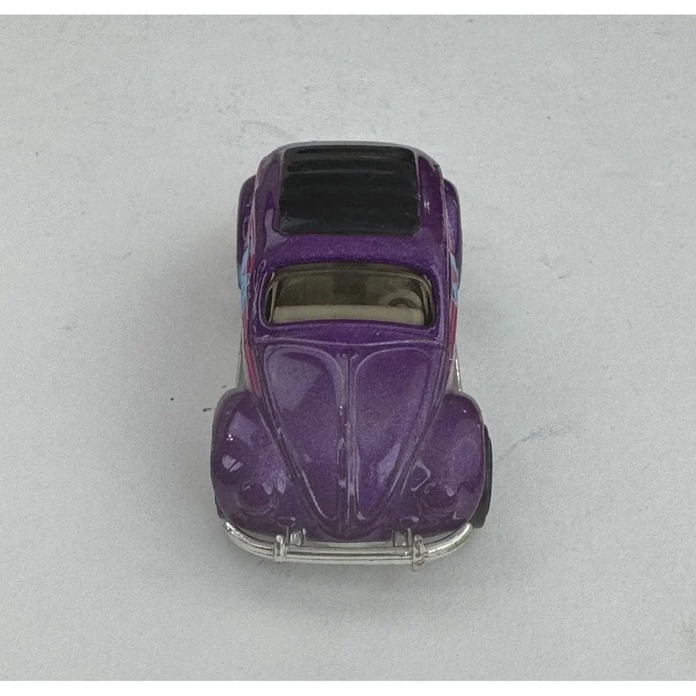 Vintage Matchbox 1962 VW Beetle Purple Shark Tampo Diecast Toy‎ Car 1998 Mattel